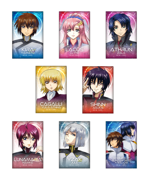 『機動戦士ガンダムSEED FREEDOM』 ウェットカラーシリーズ 缶マグネット BOX(全8種)